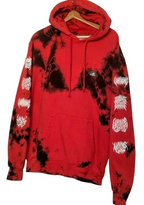 Sketchy Tank Lurking Class Hooded Sweatshirt Hoodie Medium Red