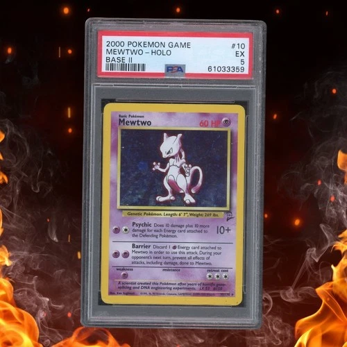 Pokemon Game MEWTWO 10/130 Holo PSA 5
