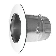 Lukjan TA40D06 6" Round Adhesive Takeoff Collar With Damper 1329RD 