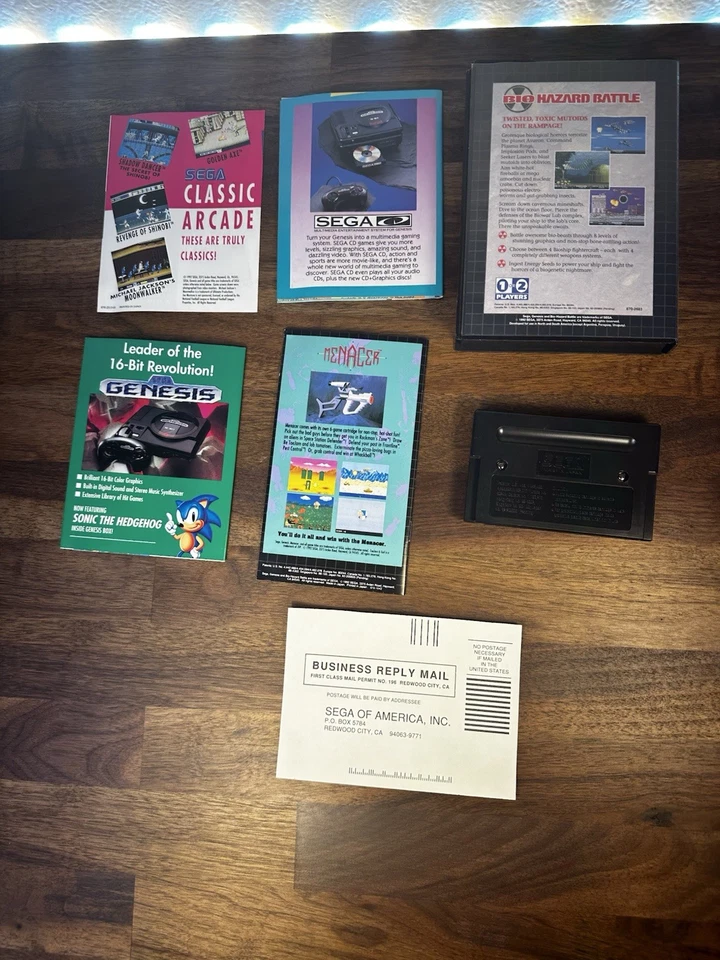 Bio-Hazard Battle (Sega Genesis, 1992) Authentic Complete w/all inserts - Image 2 of 4