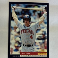 Score 1994 Chip Hale Rookie #609 Minnesota Twins Baseball Trading Card MLB