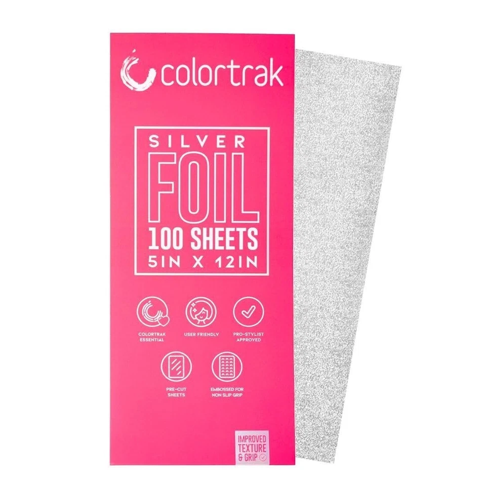 Extra Long 5 x 16 Inch Hair Coloring Foil Sheets - 200 Silver Pre-Cut Sheets - Image 3 of 4