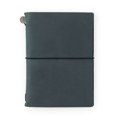 MIDORI Traveler's Notebook Passport Size Blue Limited Edition with Mini Card