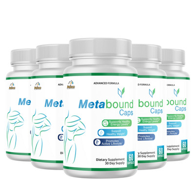 Metabound Caps- Metabolism Support, Weight Management Supplement- 5 Bottles