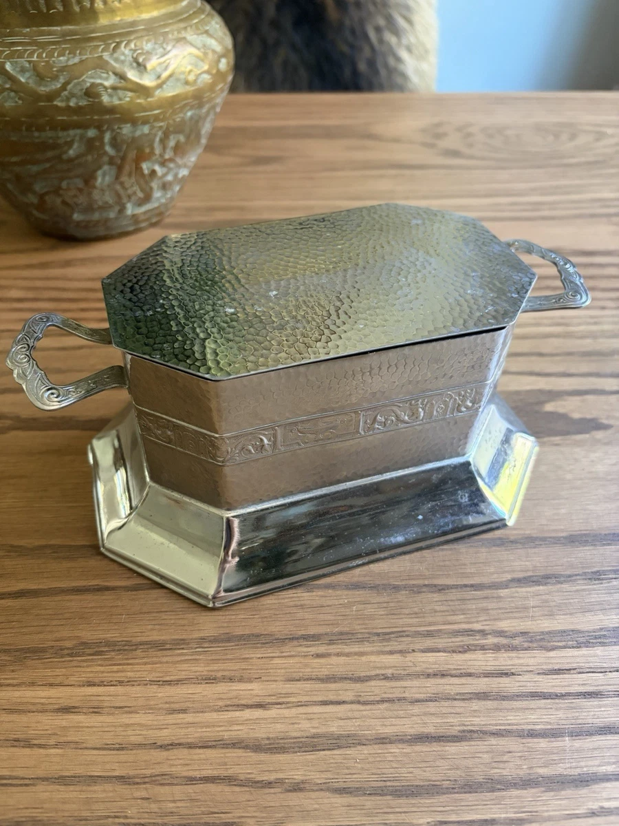 Silverplate Tea Caddy In Silver Plated Collectibles | eBay