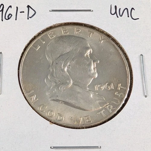 Franklin 1961-D Half Dollar Silver Uncirculated Denver 50C