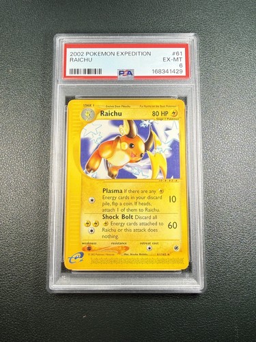 Raichu graded PSA 6 for sale on eBay