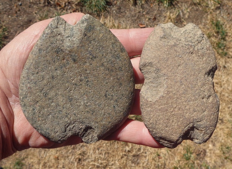 Net Sinkers (2), Tolay Lake, near Petaluma, California