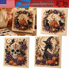 Halloween Ghost Pearl Art DIY Kit, Spooky 3D ...