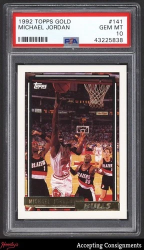Jordan 1992 Topps Jordan #141 Gold