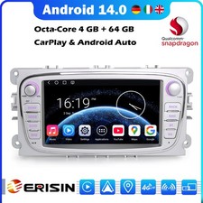 64GB Qualcomm Autoradio CarPlay GPS Navigatore Ford Mondeo Focus C/S-Max Galaxy