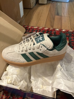 Size 10 Mens - adidas Samba XLG Low White Green Clover