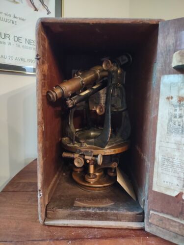 buff and buff antique surveyors transit - Picture 16 of 22