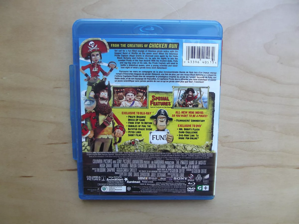  The Pirates! Band of Misfits (Two-Disc Blu-ray/DVD Combo) :  Peter Lord: Movies & TV