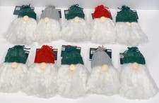 Christmas gnomes decor set of 10 ornaments seasonal size 7 Inches New 