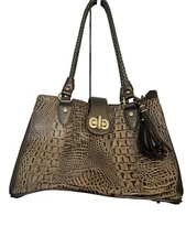 Madi Claire Triple Pocket Shoulder Bag Grey - NWOT