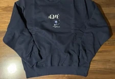 Aime Leon Dore ALD Studio Ink Splatter Crewneck Sweatshirt Navy XXL