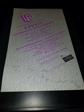 Deep Purple Perfect Strangers Rare Original Radio Promo Poster Ad Framed!