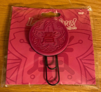 Brand New! Love Live! School Idol Project Paper Clip - Symbol Bright Pink Cute 