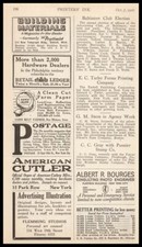 1920 Albert R. Bourges New York City Consulting Photo Engraver Vintage Print Ad