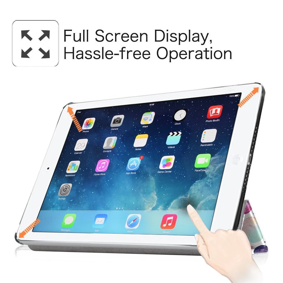 For iPad Mini 5 Mini 4 Mini 3 2 1 Case Slimshell Cover Stand Auto Wake/Sleep - Image 2 of 4