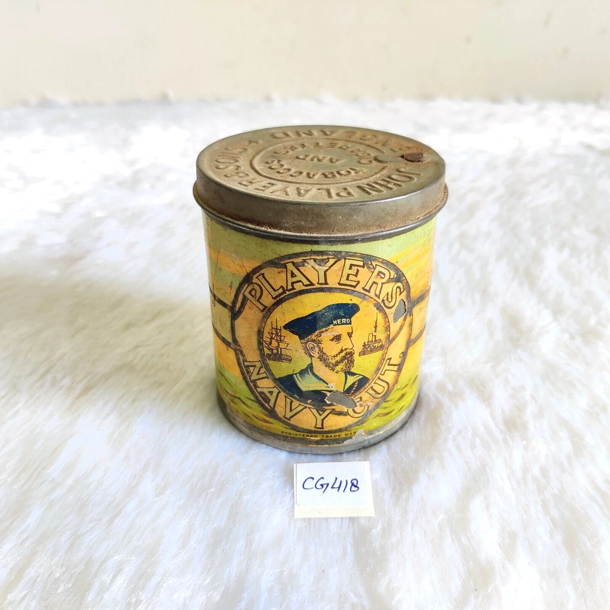 1930s Vintage John Players Sons Navy Cut Cigarette Advertising