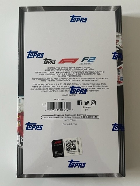 2021 Topps Chrome FORMULA 1 RACING Hobby LITE BOX F1 New Factory