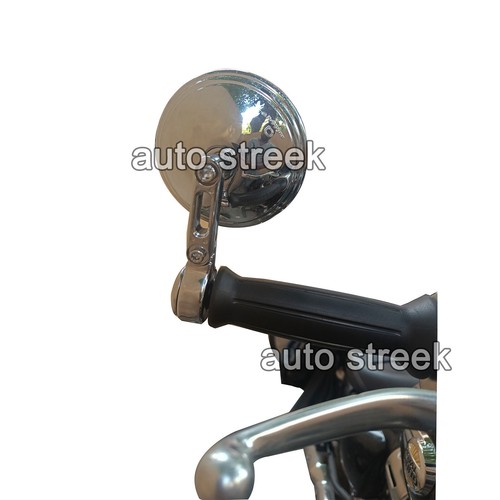 Adatto Per Royal Enfield Shotgun 650 "Specchi Bar End Con Supporti Cromati" - Foto 7 di 12