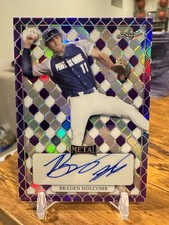 2022 Leaf Perfect Game BRADEN HOLCOMB Prospect RC Auto #/20 2026 Top 5 Pick 🔥📈