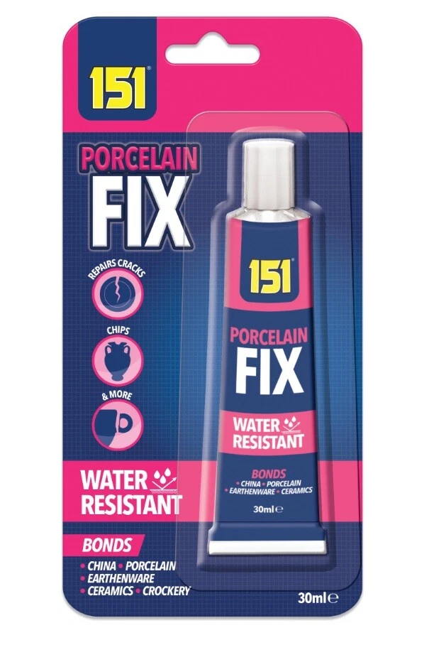 Porcelain Fix Bonding Glue For China Porcelain Earthenware Ceramic Crockery 30ml