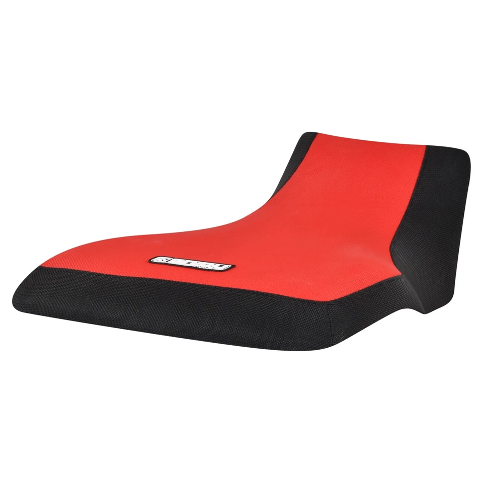 Cubierta de asiento Yamaha Kodiak 400 450 Grizzly 350 450 Bruin 350 250 NEGRO/ROJO #354 Foto 2 de 3