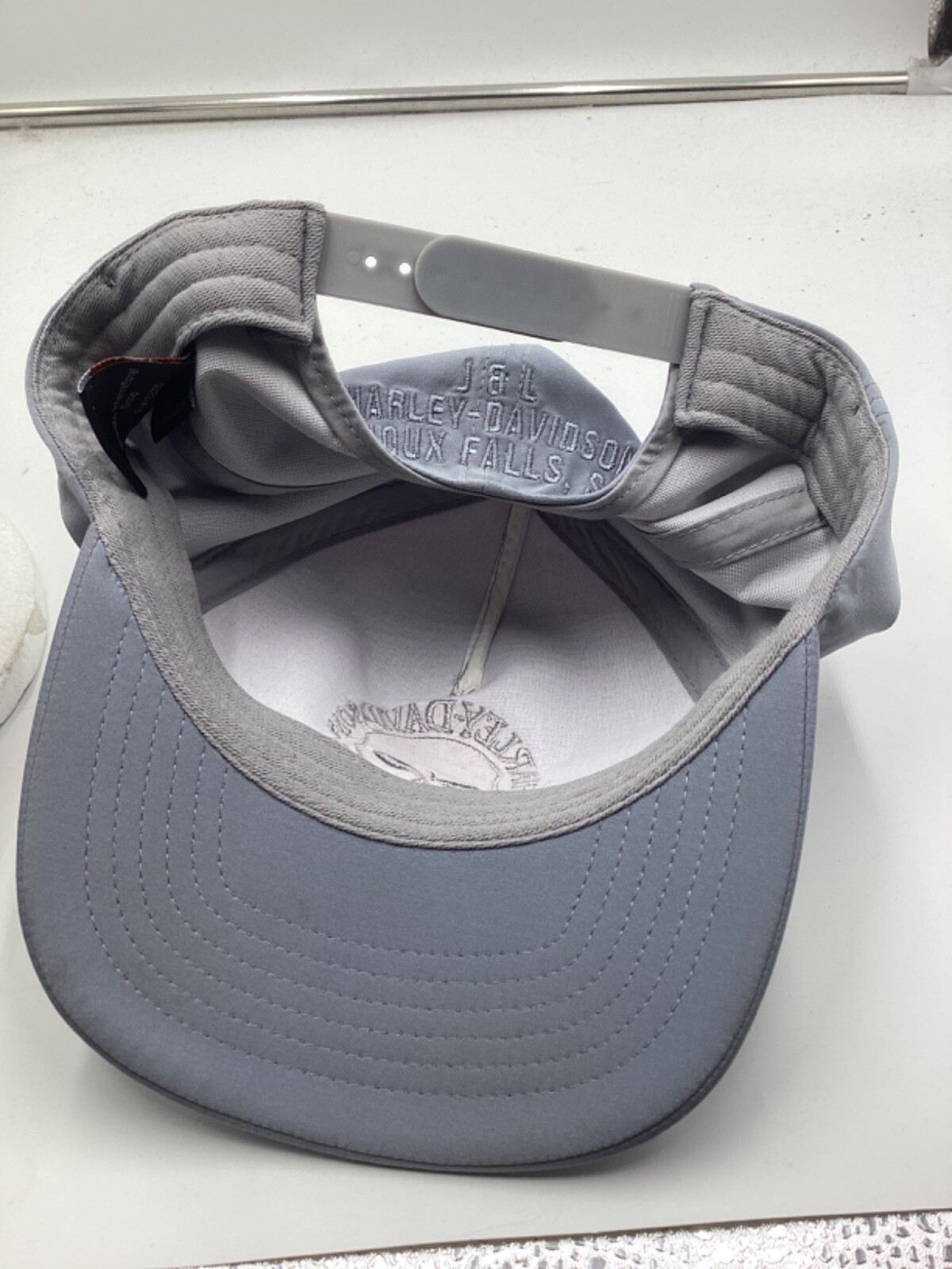 Harley-Davidson Gray Snapback Polyester Baseball … - image 3