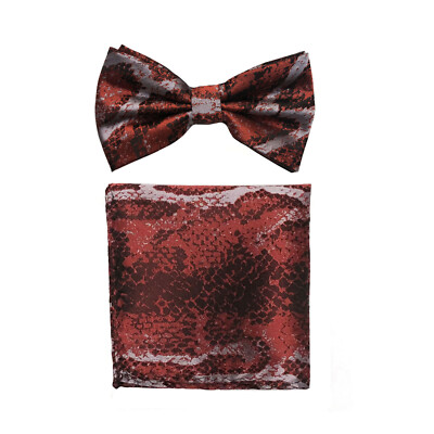 burgundy sequin bow tie