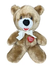 Vintage Animal Fair 1970s Brown Teddy Bear Plush Dydee Bear 11" Stuffed Animal