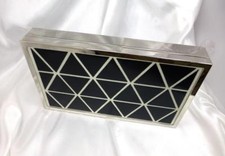 Nwt Victoria Beckham Clutch Geometric Patent Leather Handbag-purse Msrp $3450