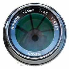 Nikon Nikkor 135mm f3.5 AI Super Sharp Lens Exc+++. Tested See Test Images