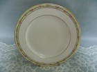 Three Pc. Charles F. Haviland GDA Dessert Plate Cup Saucer Pink Rose Border — photo 3