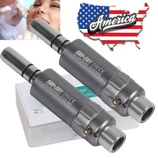 1-10 Dental Slow Speed E-type Air Motor Micromotor 2 Holes Handpiece EX203 P2