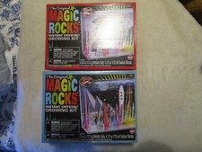The Original Magic Rocks Instant Crystal Growing Kit Shark /Space Wk New Sealed