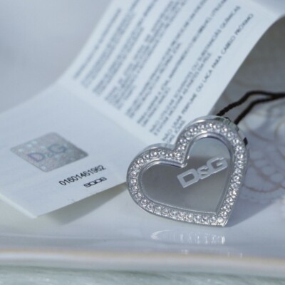 Dolce & Gabbana D&G Oversized Heart Ring with Rhinestone Detail | eBay
