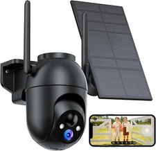 Security Cameras Wireless Outdoor Solar: 2K Wifi Camera for Home Security System