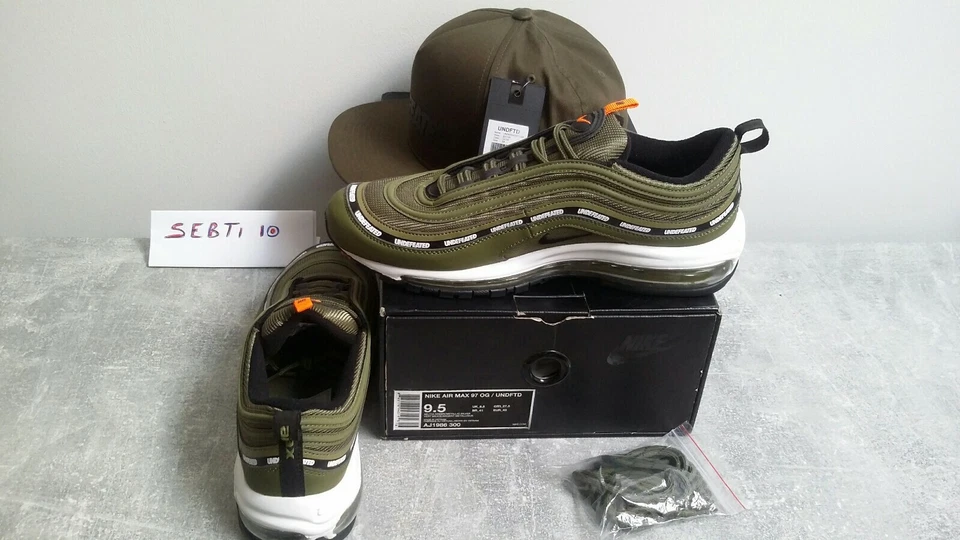 Nike Air Max 97 OG Undefeated (2017) Complexcon Olive Exclusive eur 43 - Photo 3/4