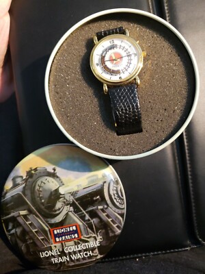Vintage Lionel Collectible Moving Train Watch in Tin, Collectible