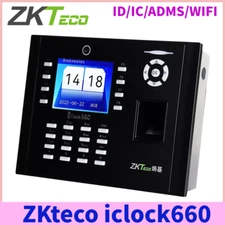 ZKteco iclock660 TCP/IP Fingerprint Recognition Time Attendance Access Control