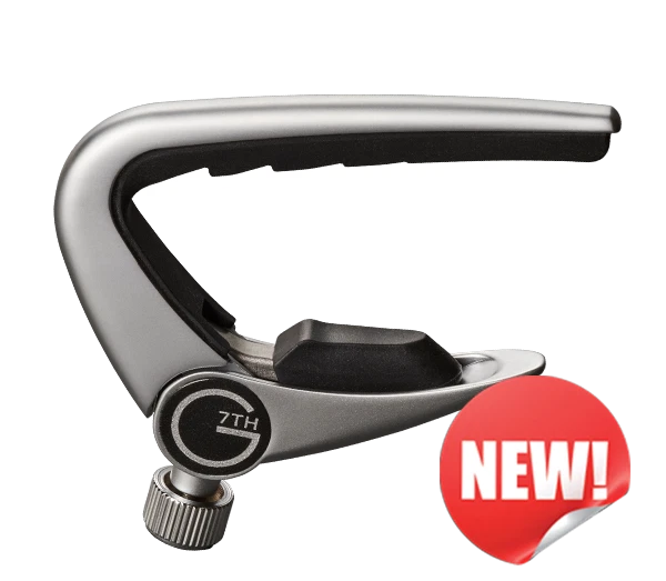 12 String G7th Newport Compensated Acoustic Guitar Capo Silver