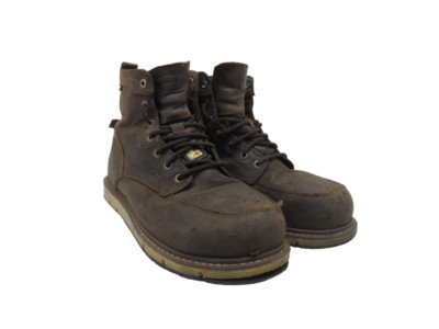 KEEN MENS SAN JOSE 6'' WP ALUMINUM TOE Work Boots CASCADE BROWN/BLACK Size 9.5D