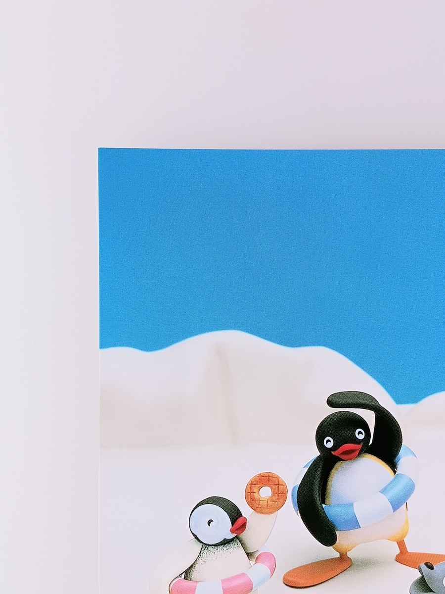 Pingu, Pinga, Robby Pingu × Mister Donut Original Postcard From