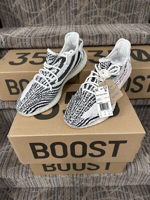 チビ様商品説明をご覧ください Adidas YZY Yeezy Boost 350 V2 Zebra Black White CP9654 Size