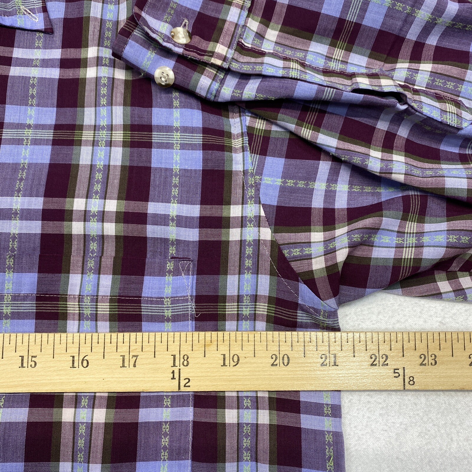 Vintage Basic Options Button Down Shirt Mens M Co… - image 11