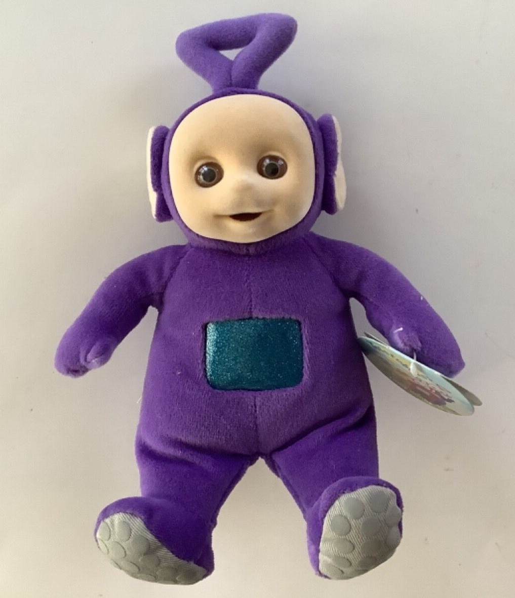 【激レア】テレタビーズ Tinky Winky ぬいぐるみ Teletubbies Tinky Winky ぬいぐるみ テレタビーズ レア - メルカリ